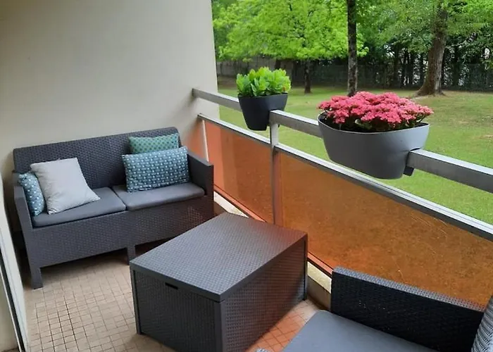 Privee Avec Balcon Et Parking Gratuit Anglet *